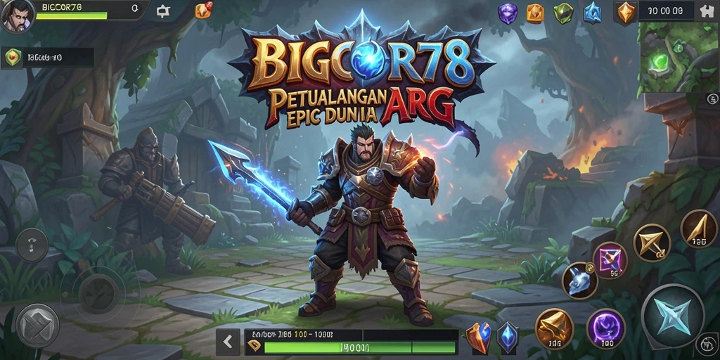 Tampilan screenshot dari gameplay seru BIGCOR78 dalam petualangan ARPG.