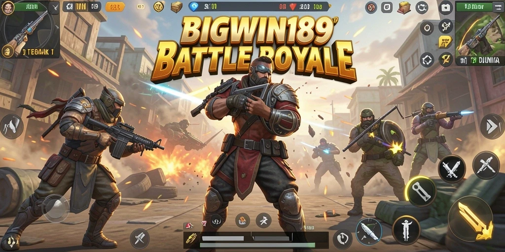 Tangkapan layar gameplay <strong>BIGWIN189</strong> menampilkan aksi mendebarkan di medan perang.