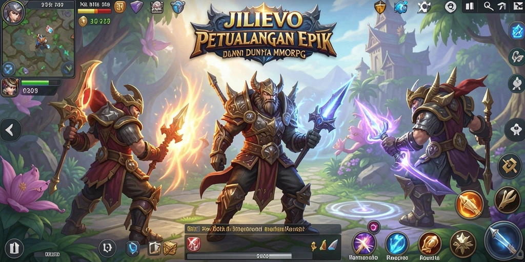 Tampilan gameplay <strong>JILIEVO</strong> yang menakjubkan dalam dunia MMORPG.