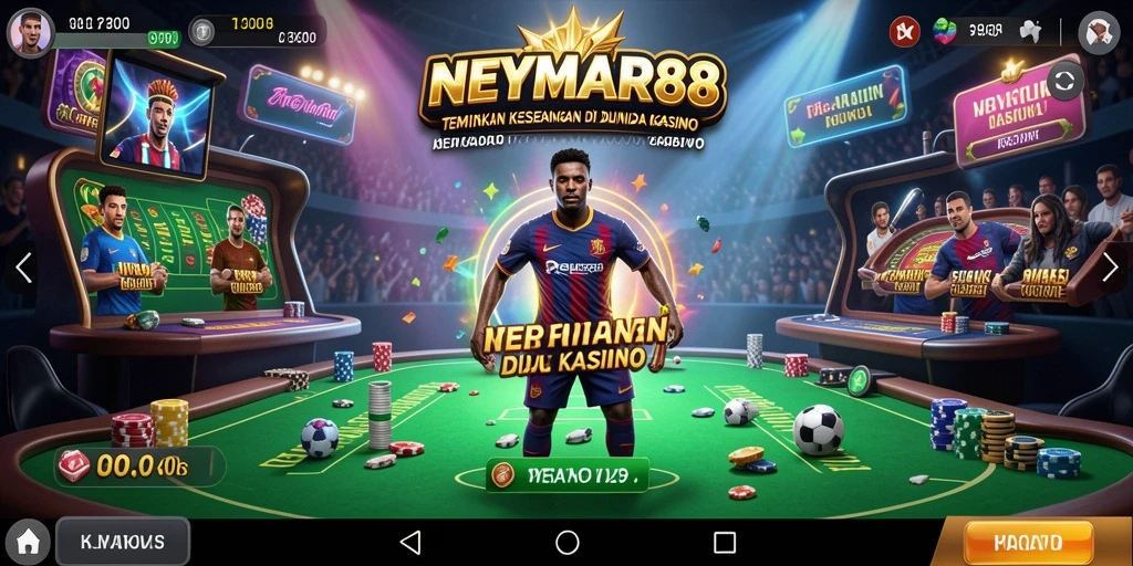 Tampilan menarik dari gameplay Kasino di NEYMAR88.