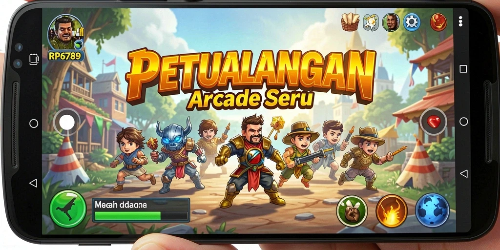 Tampilan gameplay RP6789 yang mengasyikkan dan penuh warna.