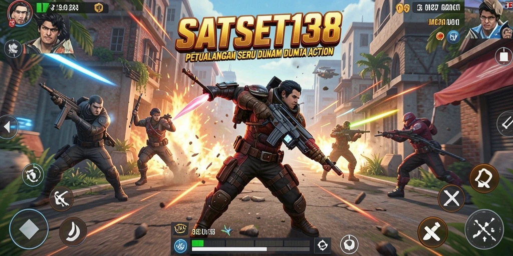 Gambaran visual mendebarkan dari gameplay SATSET138 yang penuh aksi.