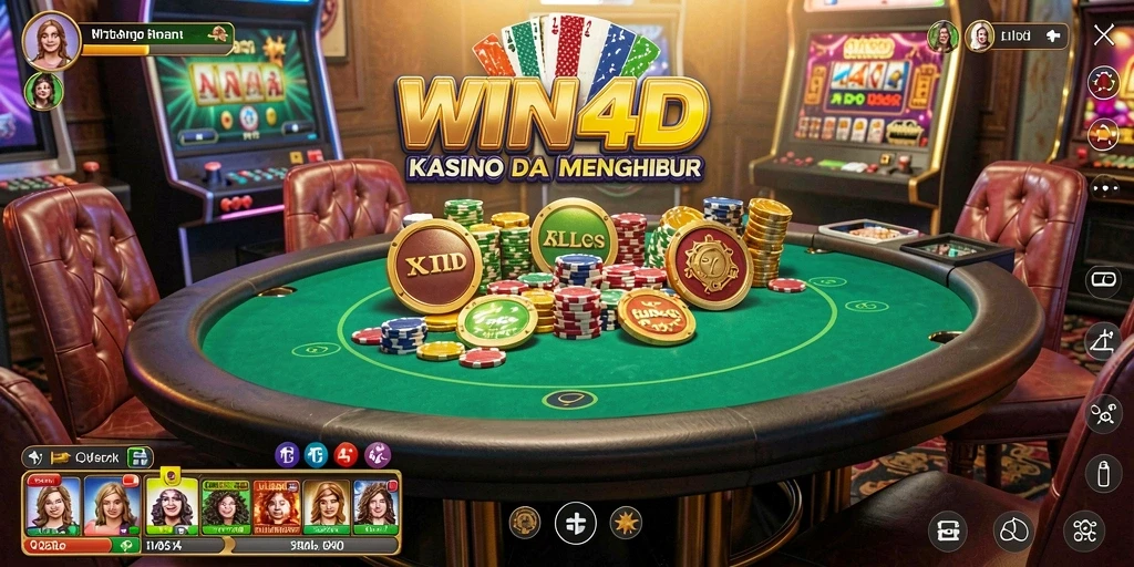Tampilan gameplay menarik dari WIN4D dengan grafis menawan.