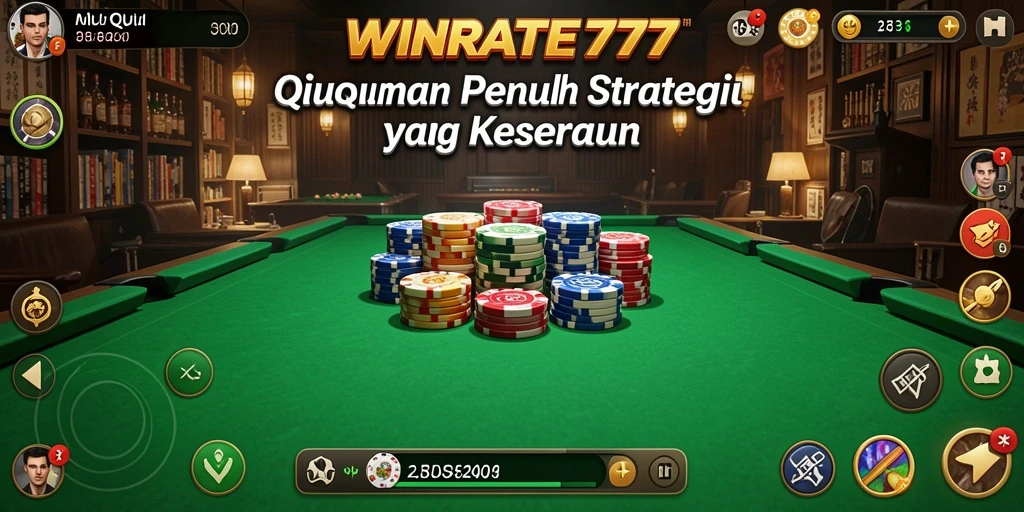 Tampilan gameplay QiuQiu yang seru dan mendebarkan di WINRATE777.