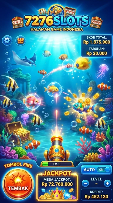 Tampilan utama aplikasi 7276slots dengan berbagai pilihan aplikasi.